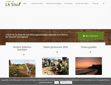 Tablet Screenshot of hortdelasinia.com